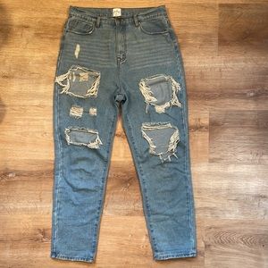 Princess Polly blue jeans